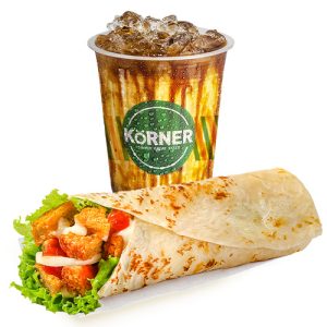 Combo Kebab Crispy Chicken + Es Kopi Susu Gula Aren